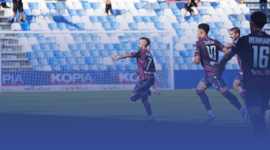 Giocatori dell'AC Reggiana in campo